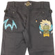 Vintage Jizo Bosatsu Embroidered Troll Trousers Size W34