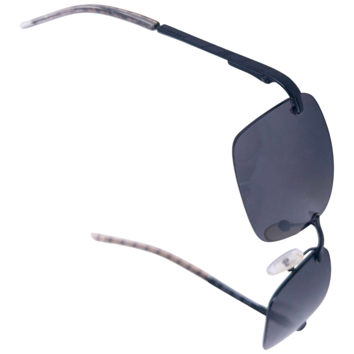 Vintage 2000s Burberry Nova Check Rimless Sunglasses