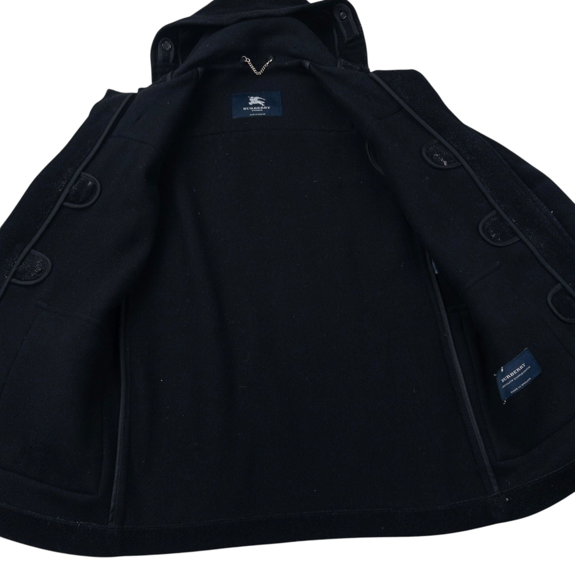 Vintage Burberry Wool Duffle Jacket Size M