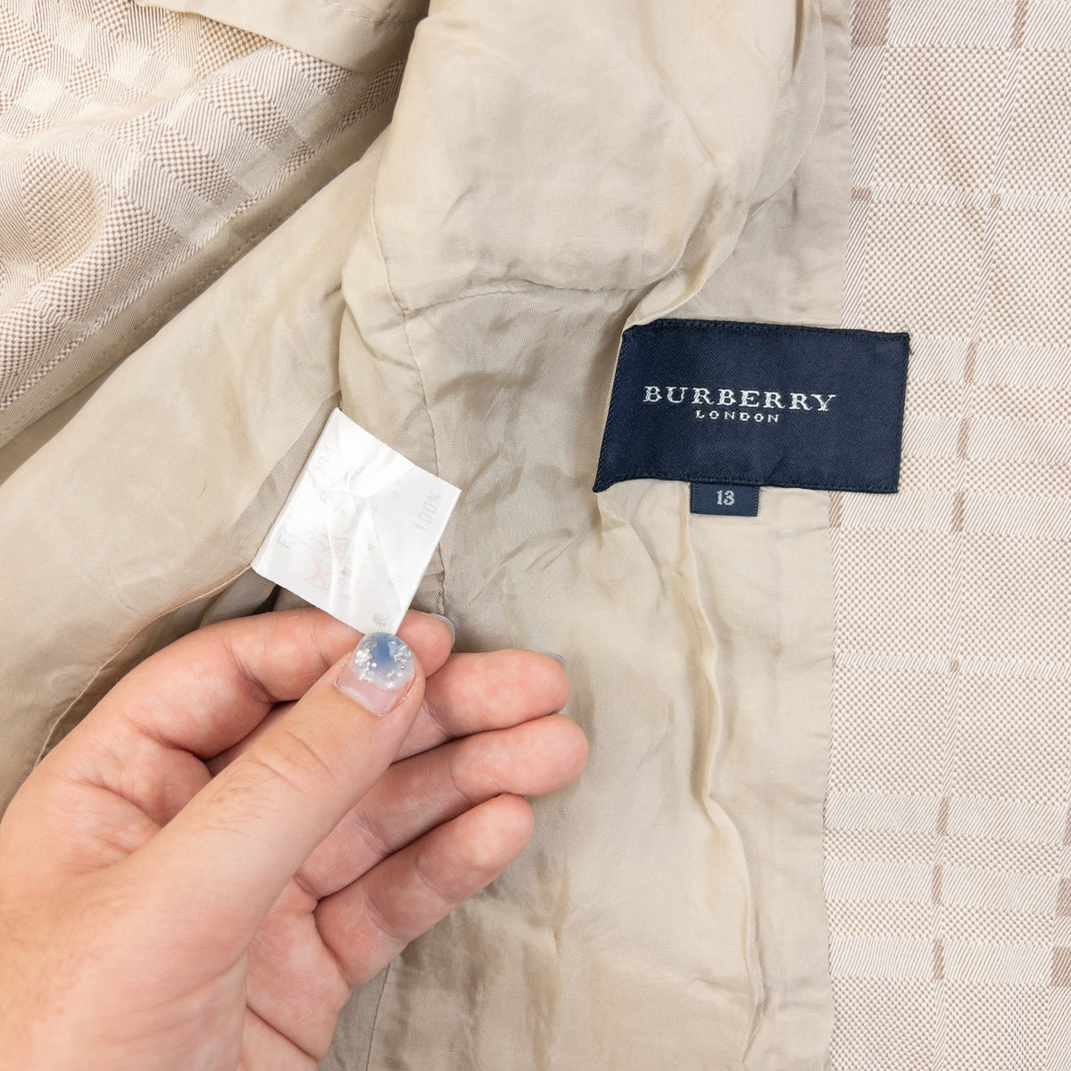 Vintage 2000s Burberry Nova Check Button Up Jacket Womens Size S