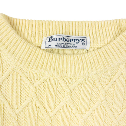 Vintage 90s Burberry Pattern Knit Jumper Size L