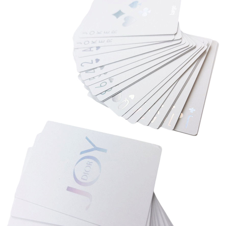 Vintage Dior JOY Holographic Playing Cards