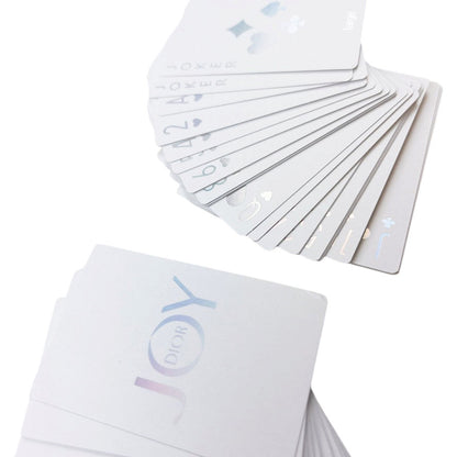 Vintage Dior JOY Holographic Playing Cards