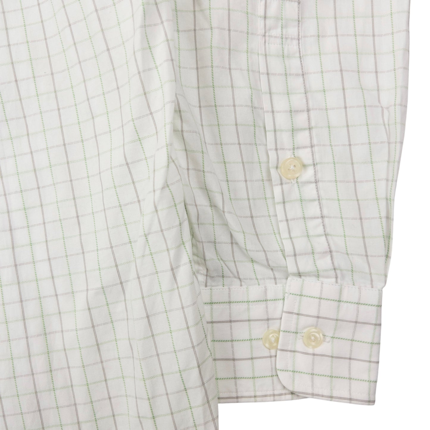 Vintage Issey Miyake Checkered Long Sleeve Button Up Shirt Size M