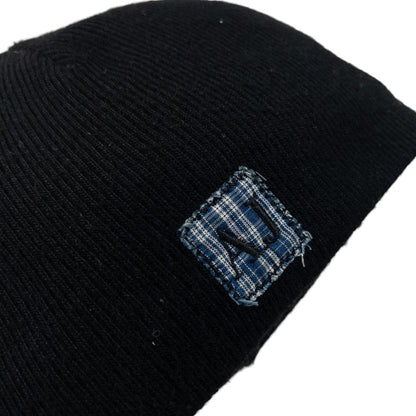 Vintage Armani Jeans Ribbed Beanie Hat