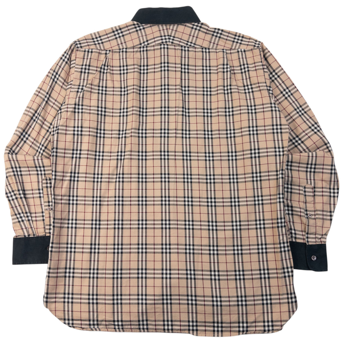 Vintage 2000s Burberry Nova Check Long Sleeve Button Up Shirt Size L