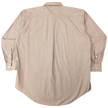 Vintage Issey Miyake Striped Long Sleeve Button Up Shirt Size L