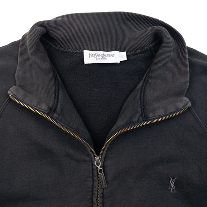 Vintage 2000s YSL Yves Saint Laurent Zip Up Sweatshirt Size L