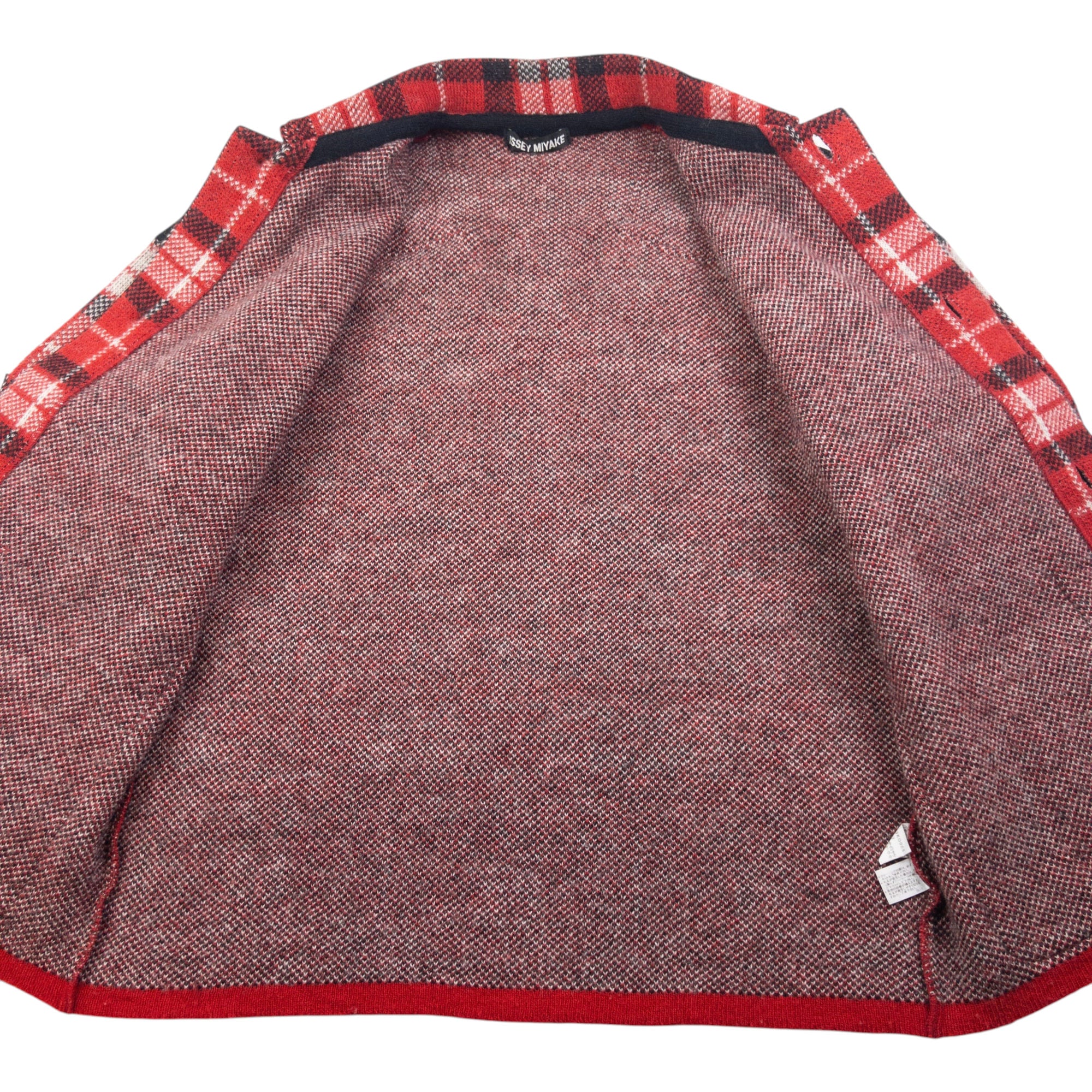 Vintage Issey Miyake Checkered Wool Jacket Size M