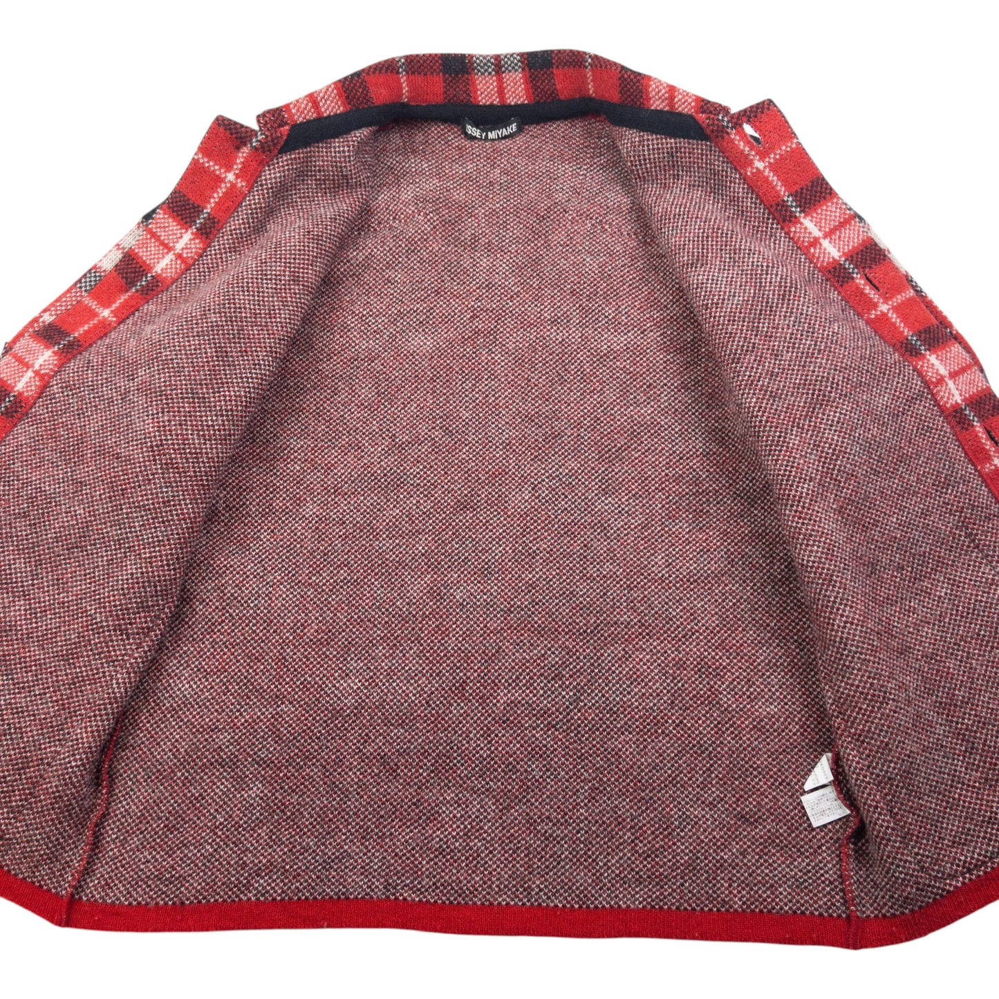 Vintage Issey Miyake Checkered Wool Jacket Size M