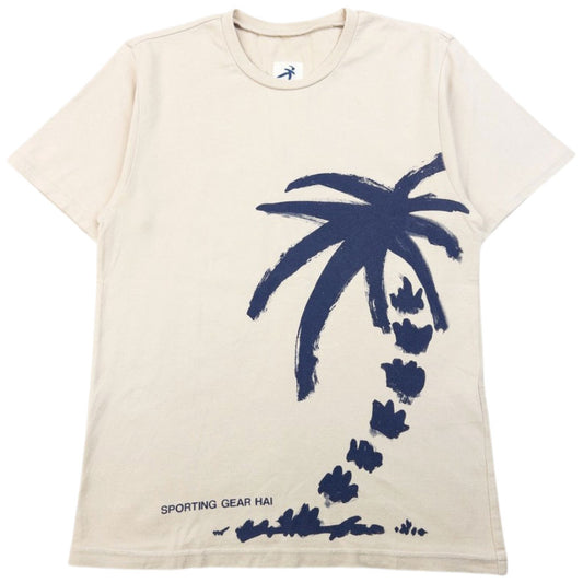 Vintage 90s Hai Sporting Gear By Issey Miyake Palm Tree Print T Shirt Womens Size S