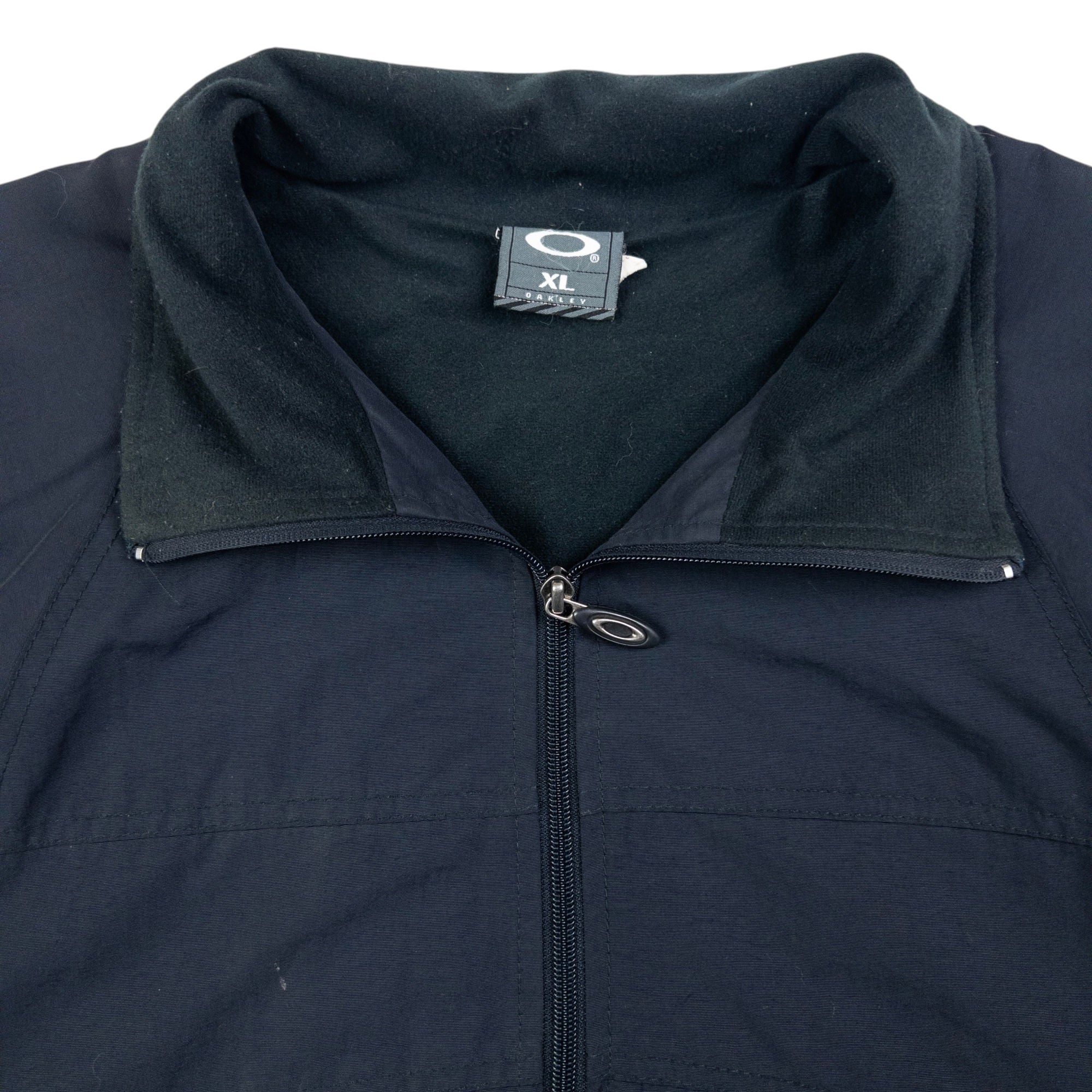 Vintage Oakley Fleece Lined Zip Up Jacket Size XL