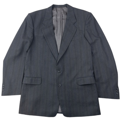 Vintage 80s YSL Yves Saint Laurent Jacket & Trousers Wool Suit Set Size XL