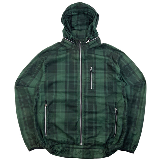 Vintage 2000s Nike Checkered Zip Up Jacket Size M