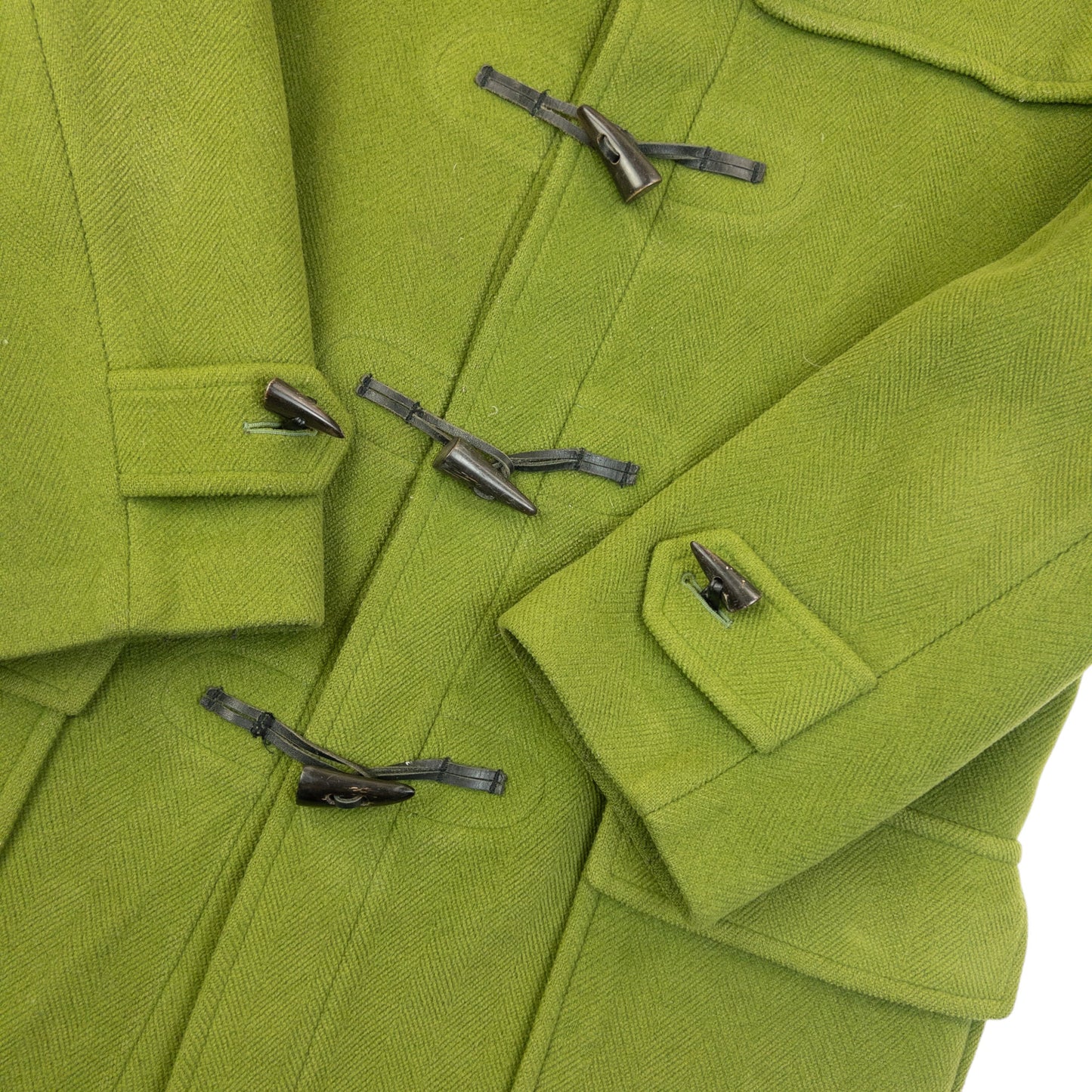 Vintage 2000s Burberry Wool Duffle Jacket Size XL