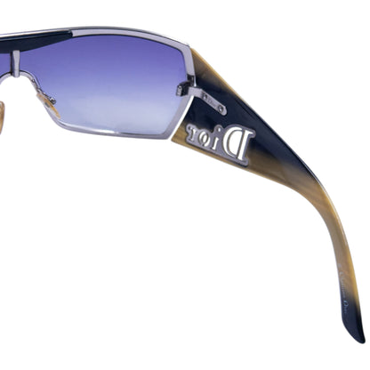 Vintage 2000s Dior Gaucho 1 Shield Sunglasses