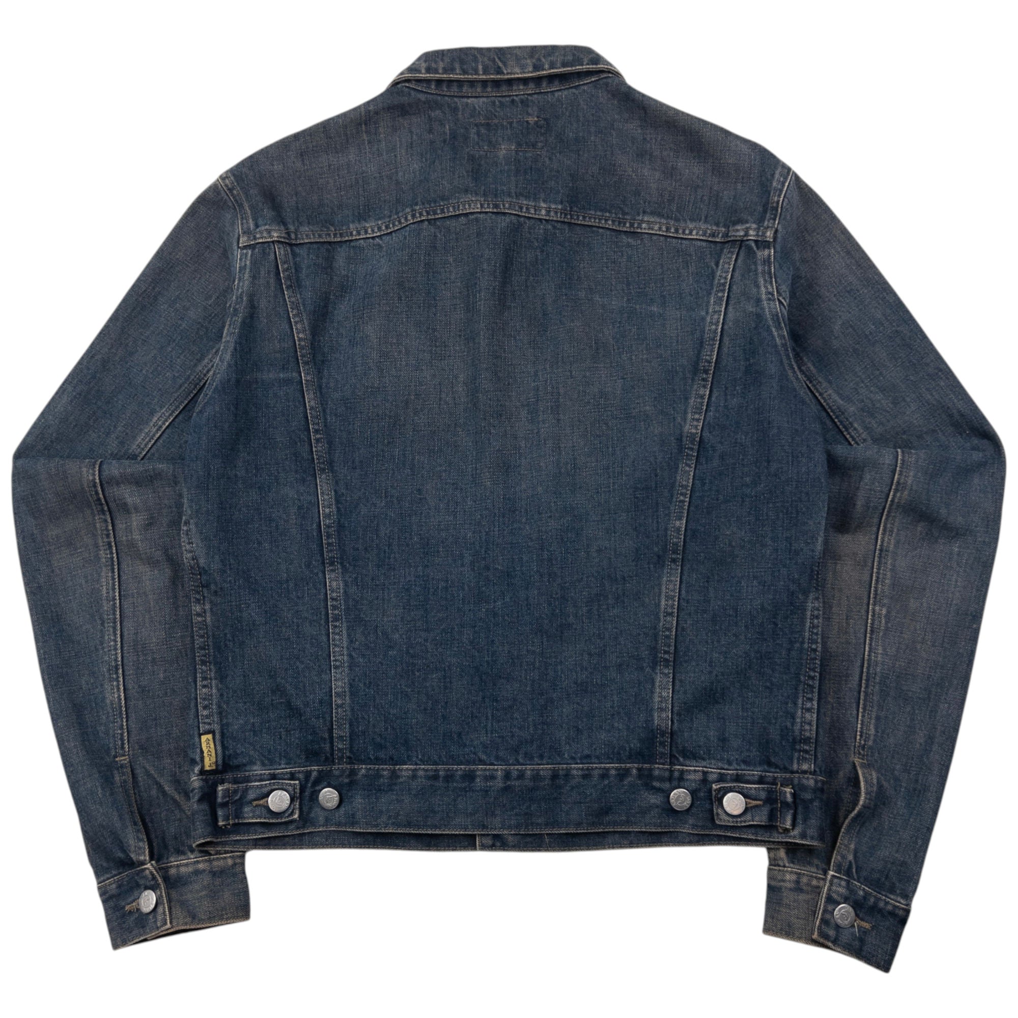 Vintage Armani Jeans Super Toppa Button Up Denim Jacket Size S