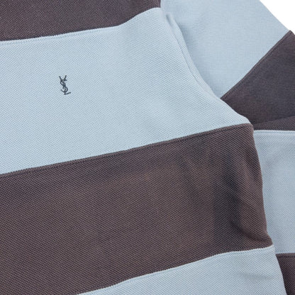 Vintage YSL Yves Saint Laurent Striped Sweatshirt Size XL