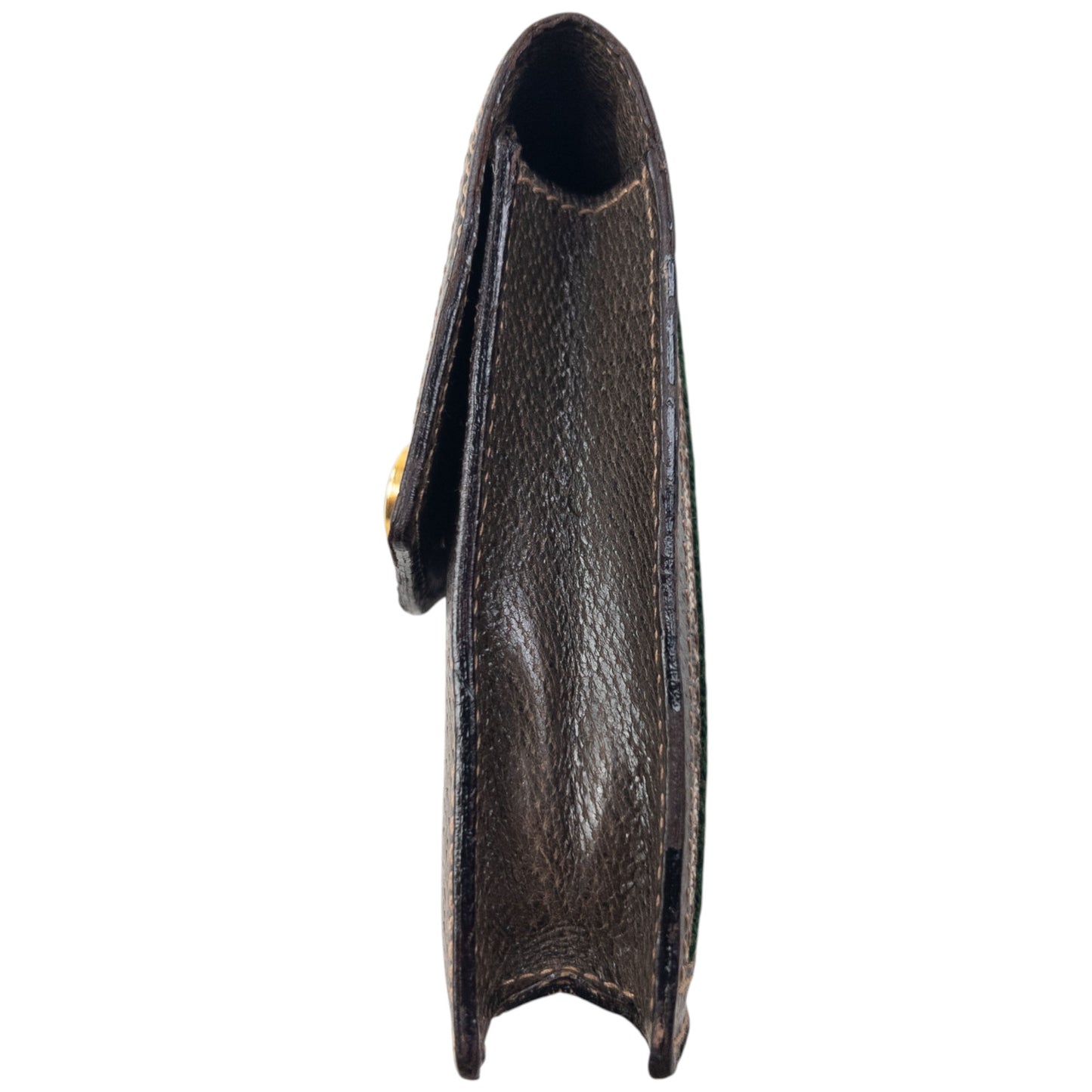 Vintage 80s Gucci Monogram Leather Cigarette Case