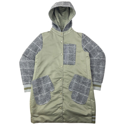 Vintage 2000s Frapbois By Issey Miyake Wool Mitten Pocket Jacket Womens Size L