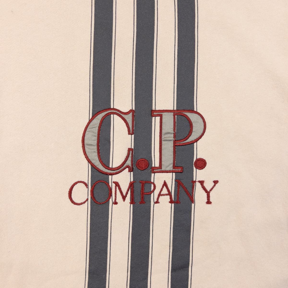 Vintage 80s CP Company Striped Sweatshirt Size M