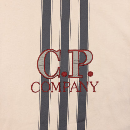 Vintage 80s CP Company Striped Sweatshirt Size M