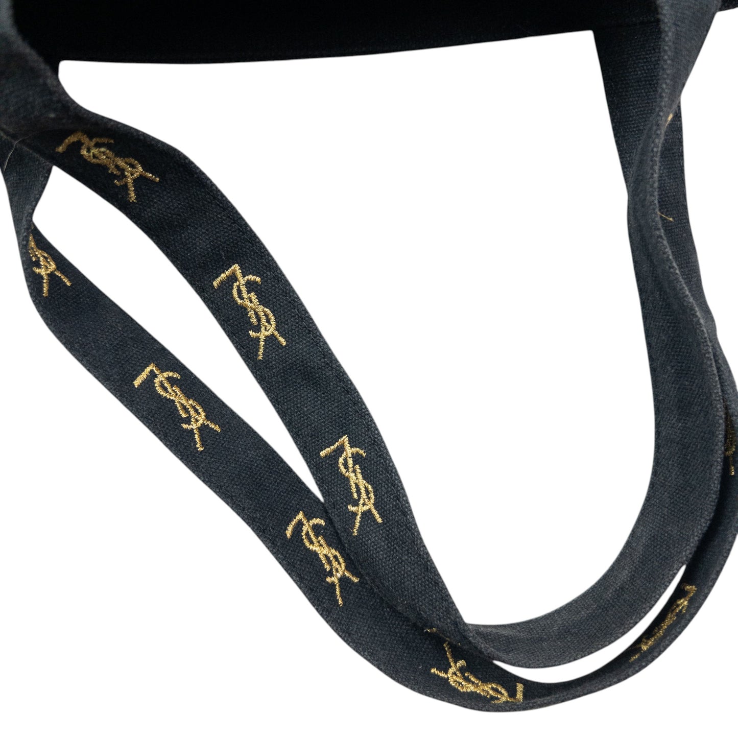 Vintage 2000s YSL Yves Saint Laurent Embroidered Tote Shoulder Bag
