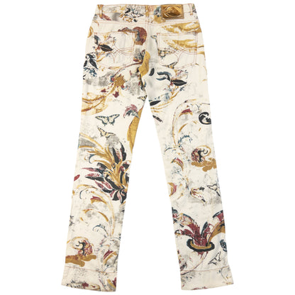 Vintage 2007 Roberto Cavalli Print Pattern Trousers Womens Size W31