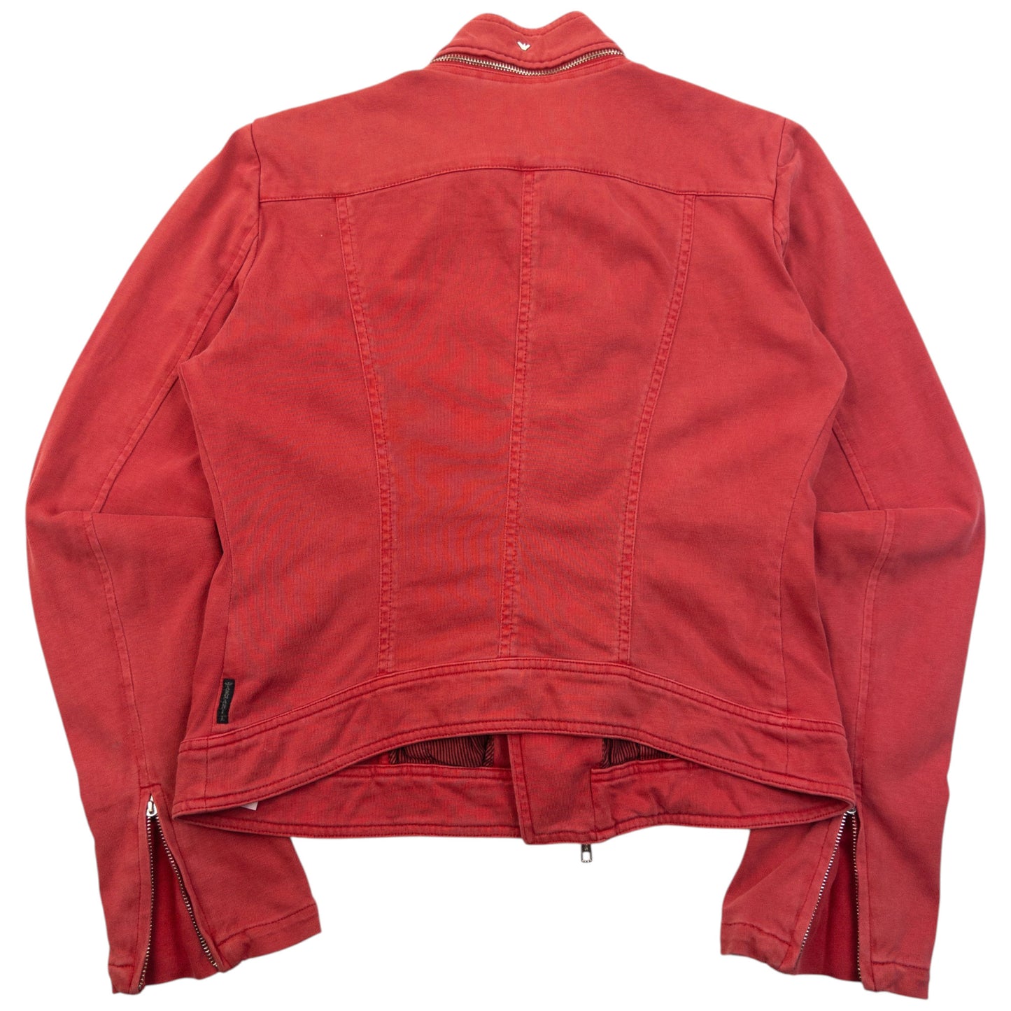 Vintage 2000s Armani Jeans Asymmetric Zip Up Jacket Womens Size M