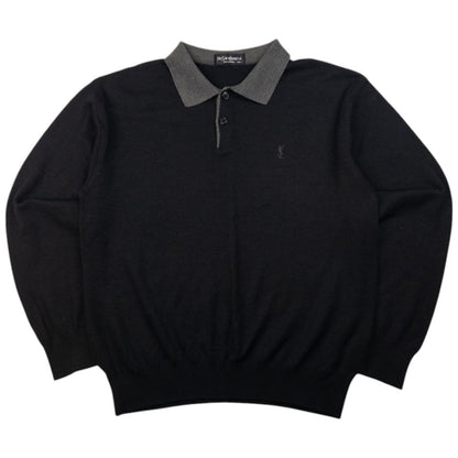Vintage YSL Yves Saint Laurent Polo Jumper Size  S