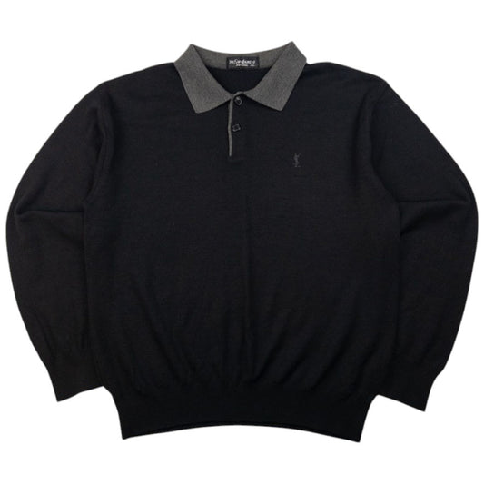 Vintage YSL Yves Saint Laurent Polo Jumper Size  S