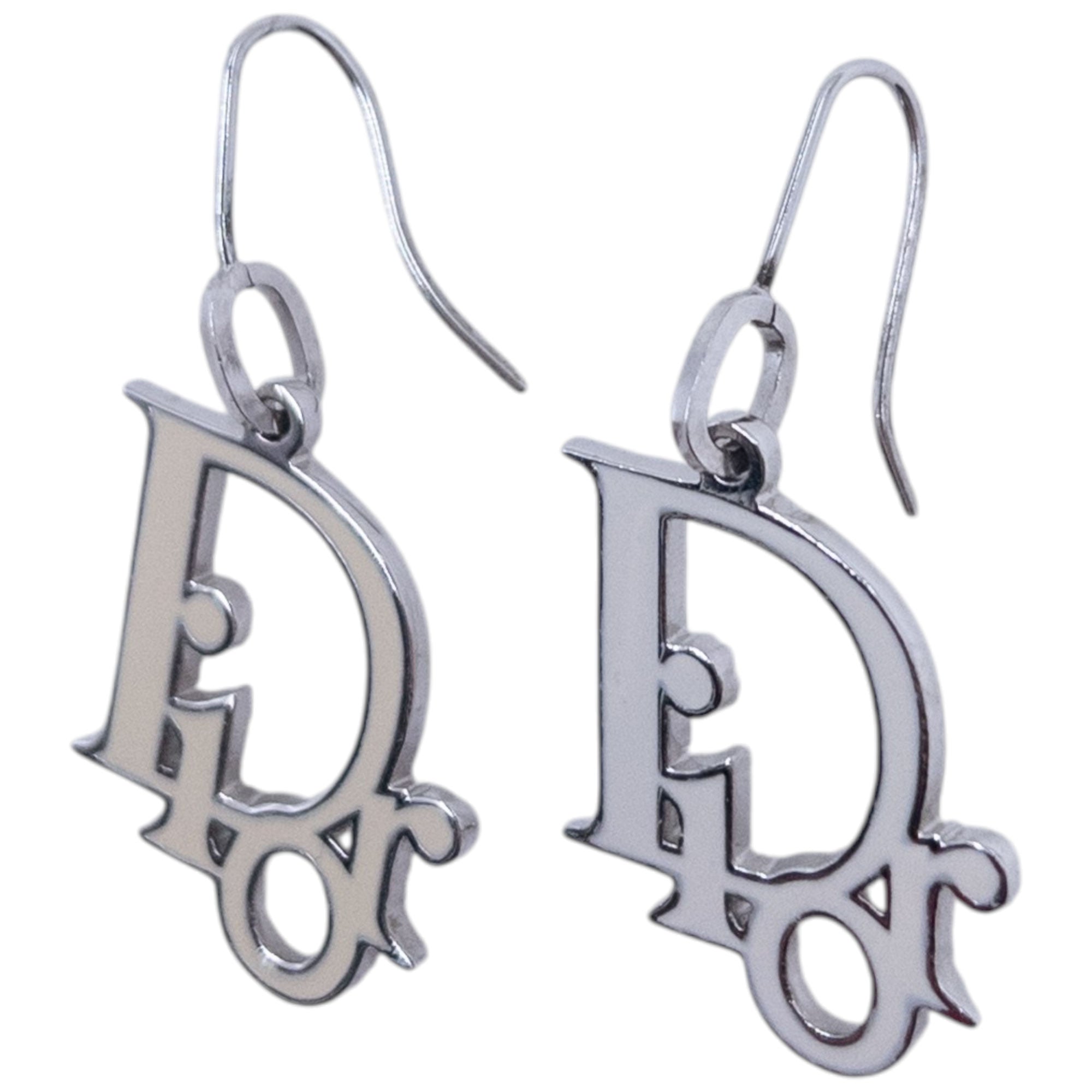Vintage Dior Logo Earrings