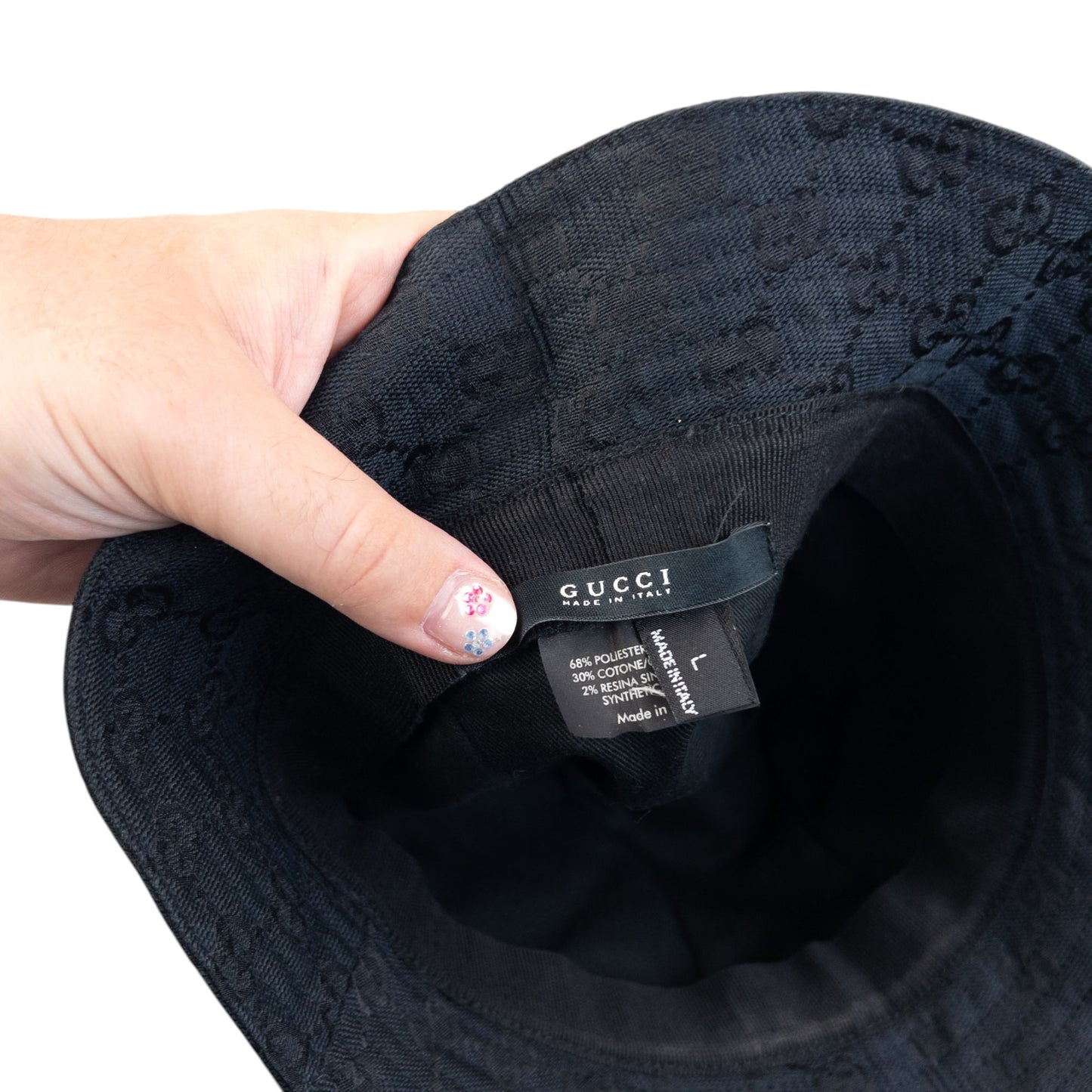 Vintage 2000s Gucci By Tom Ford Monogram Bucket Hat Size M