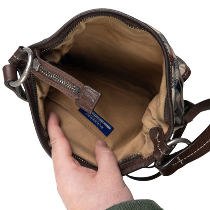 Vintage Burberry Nova Check Crossbody Bag