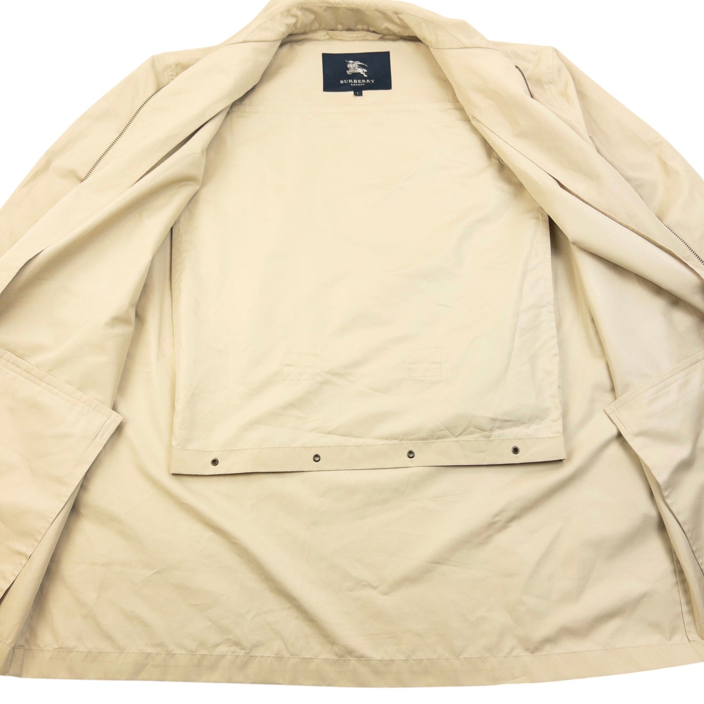 Vintage 2000s Burberry Lightweight Packable Backpack Jacket Size L