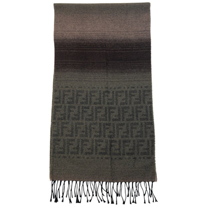 Vintage 90s Fendi Monogram Wool Scarf