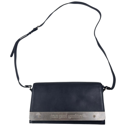 Vintage Jean Paul Gaultier Embossed Leather Crossbody Bag