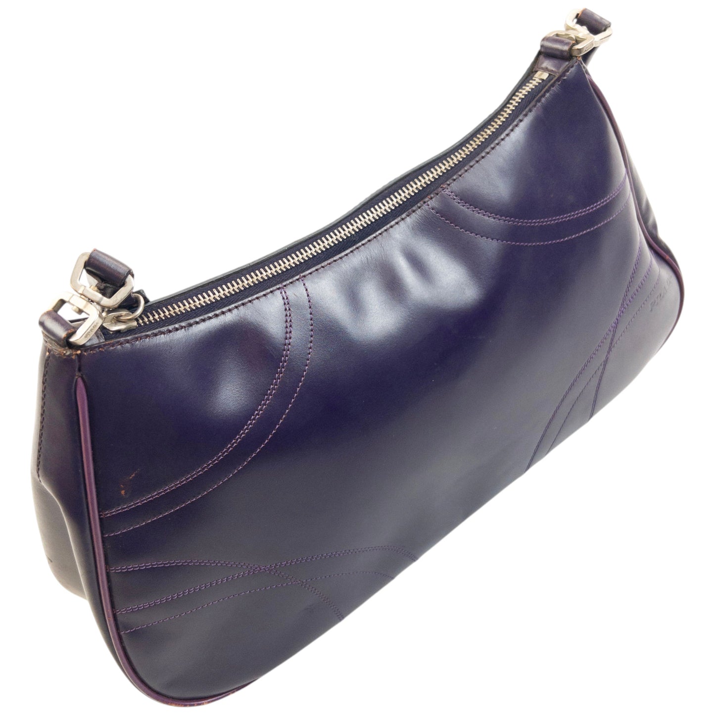 Vintage 2000s Prada Leather Shoulder Bag