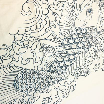 Vintage 2000s Jean Paul Gaultier Koi Fish Scarf