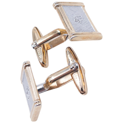 Vintage 90s Dior Embossed Cufflinks
