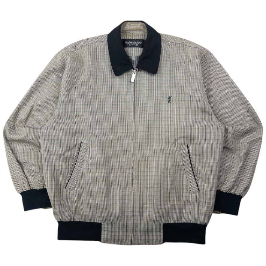 Vintage 90s YSL Yves Saint Laurent Harrington Jacket Size M