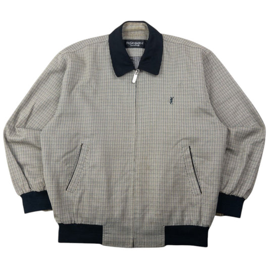 Vintage 90s YSL Yves Saint Laurent Harrington Jacket Size M