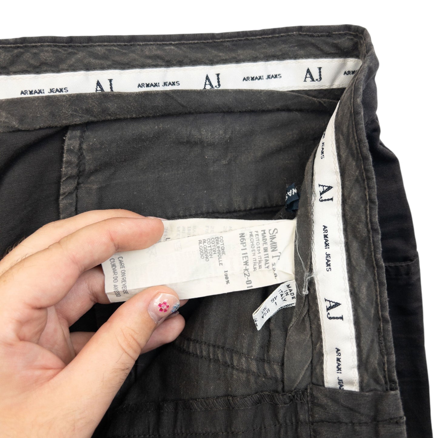 Vintage 90s Armani Jeans Trousers Size W29