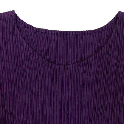 Vintage 90s Issey Miyake Pleated Long Sleeve Top Womens Size M