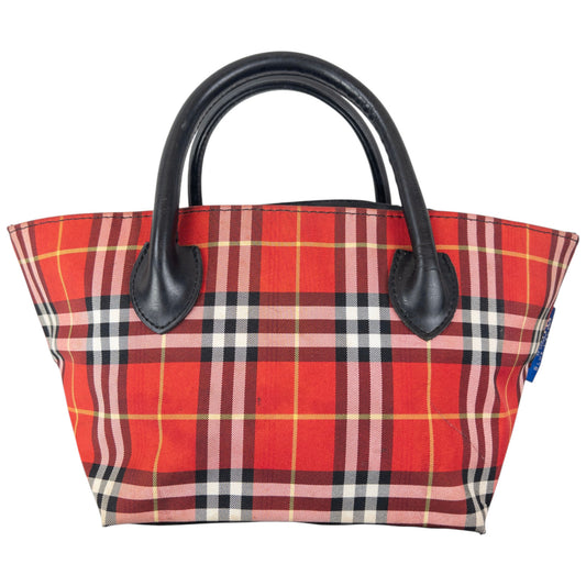 Vintage 2000s Burberry Blue Label Nova Check Handbag