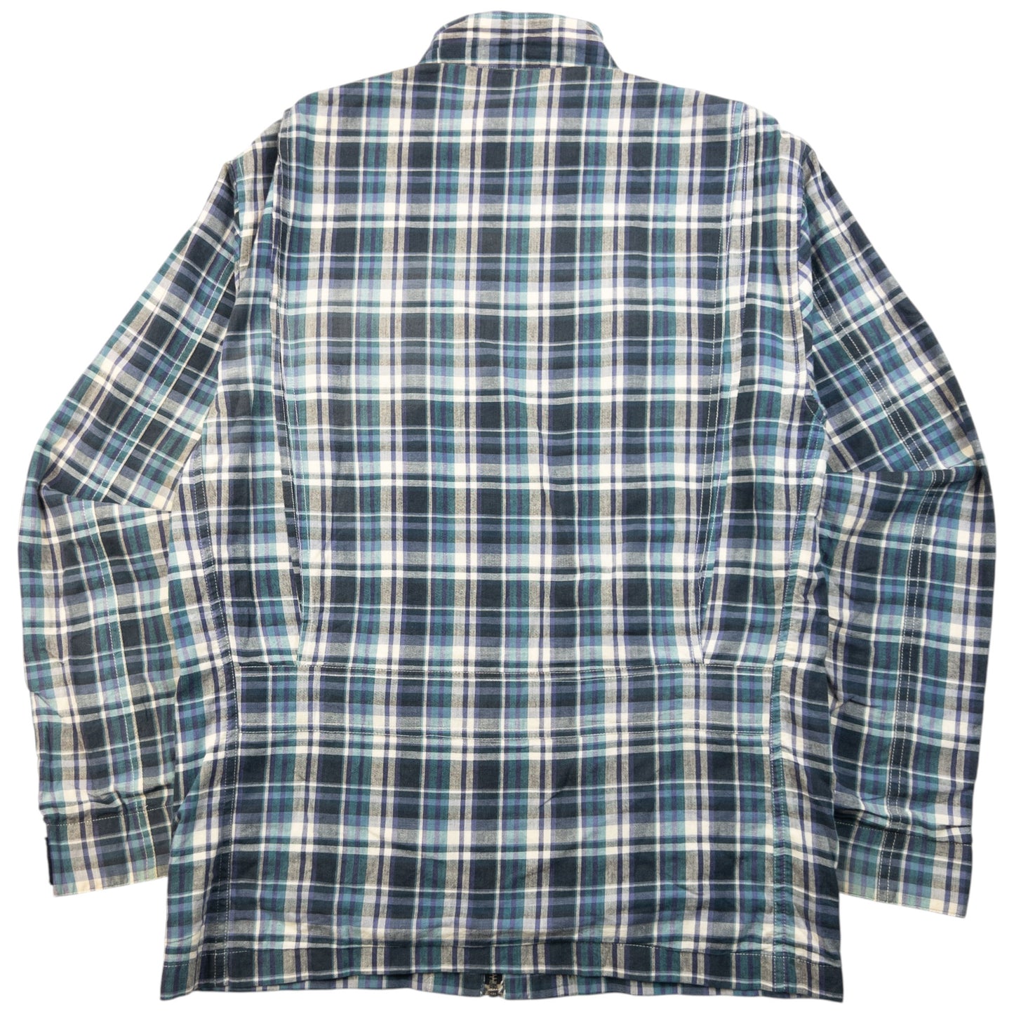 Vintage 2000s Stussy Checkered Zip Up Jacket Size M