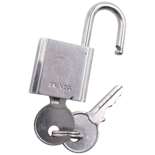 Vintage 2000s Prada Mini Padlock & Key