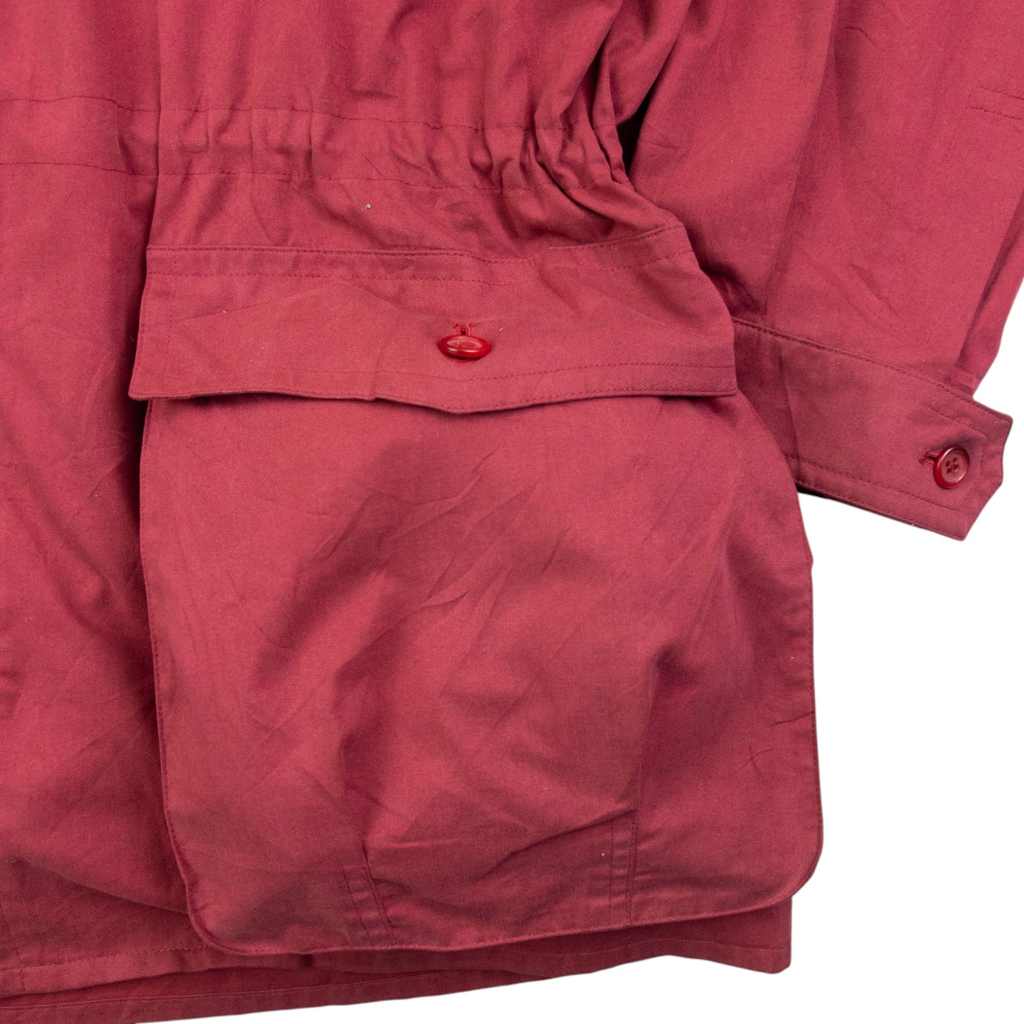 Vintage 90s Burberry Zip Up Cargo Jacket Size XL