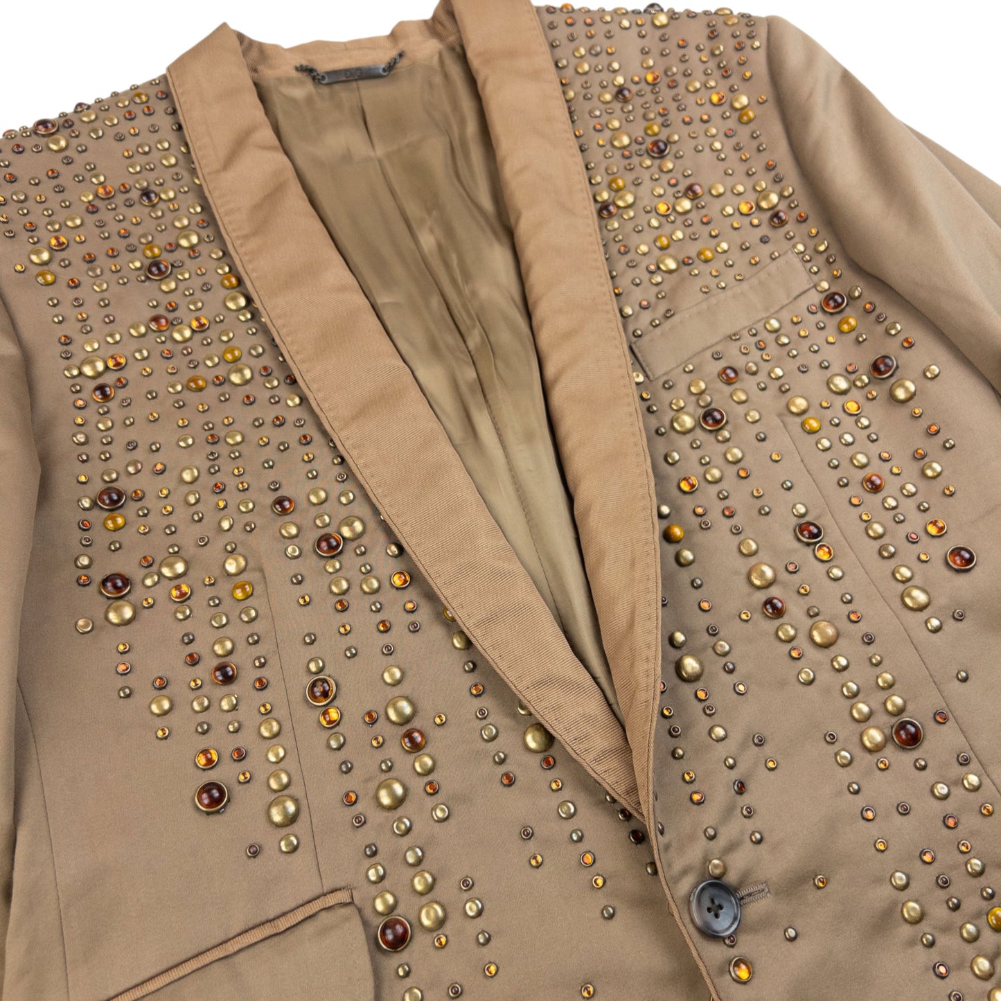 Vintage 2000s Dolce & Gabbana Embellished Blazer Jacket Size M