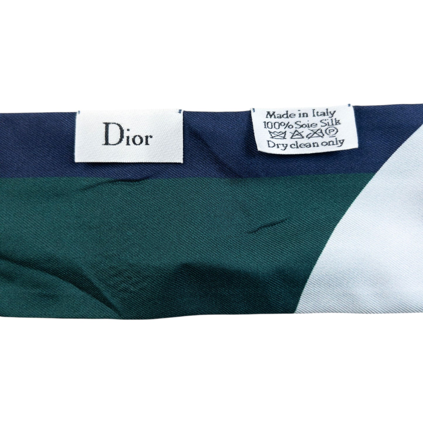 Vintage 2000s Dior Umbrella Print Silk Tie